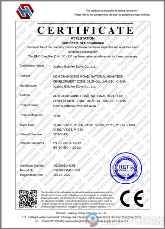 CE Certificate