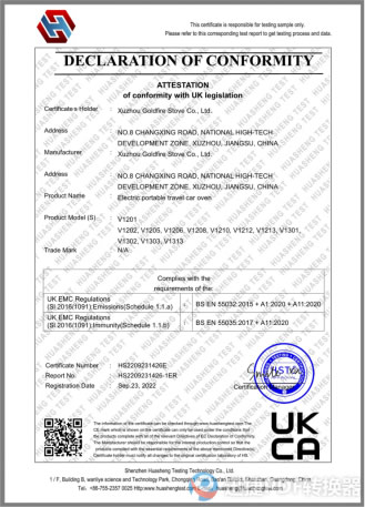 UKCA Certificate