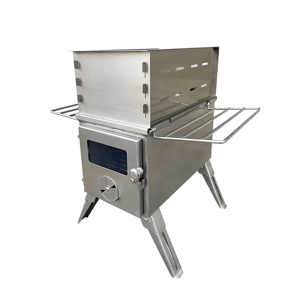 Tent stove with sauna